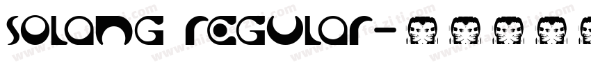solang regular字体转换
